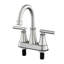 Double Handle Bathroom Sink Faucet with Drainer-380236915