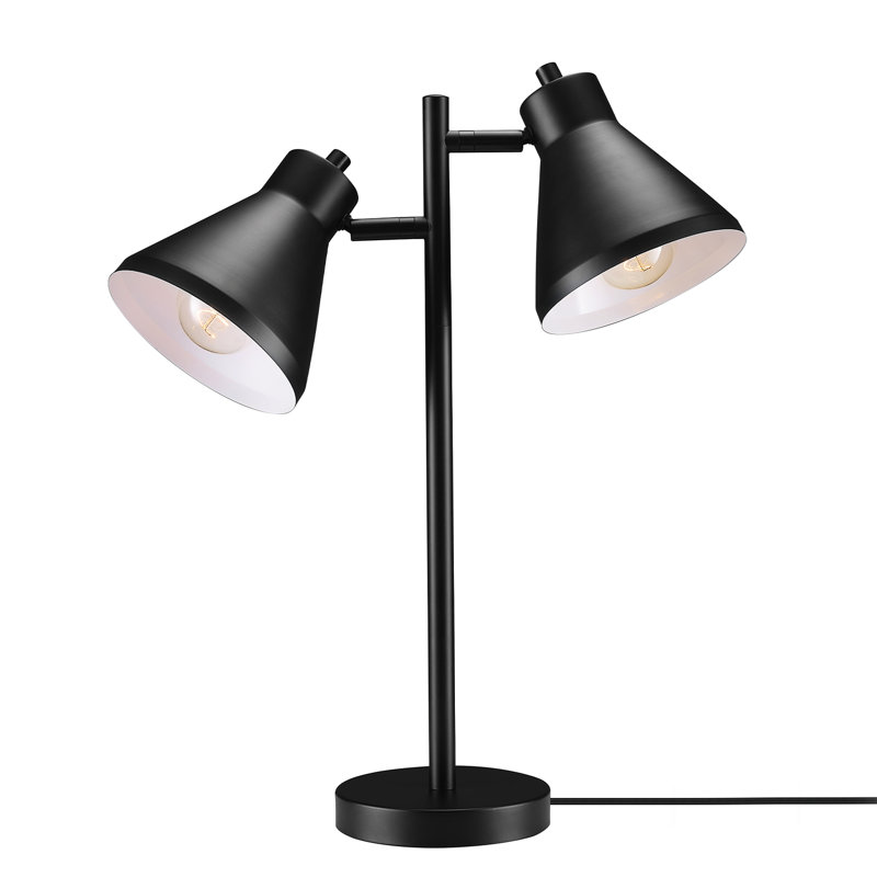 Lampe de bureau noire 18 po Novogratz