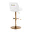 Tabouret de bar réglable avec pivot