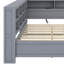 Lit en bois Daira avec 2 tiroirs, tablette et ports de chargement USB-356717958-356717959