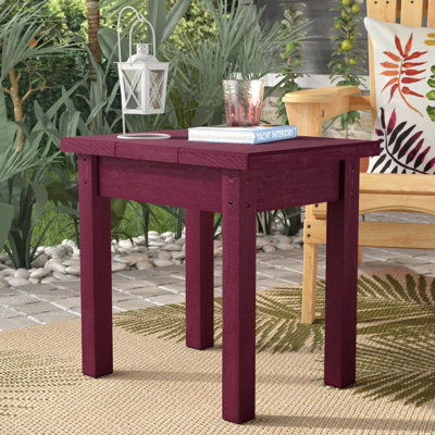 Shay Rectangular Outdoor Side Table , 18'' in. W 13'' in. D