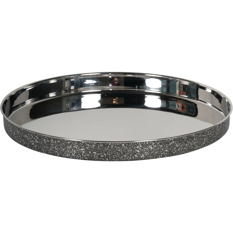 Deriana Stainless Steel Decorative Plate