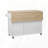 51" Fluted Kitchen Island With Drop Leaf-1710716683