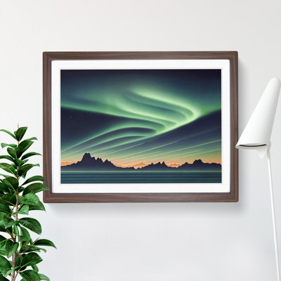 Artful Aurora Borealis - Single Picture Frame Print