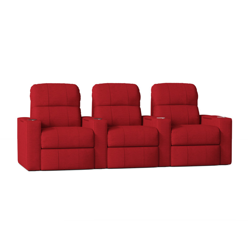Canapé de cinéma maison (rangée de 3), Manuel, Gris classique