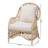 Caleigha Bohemian Ivory Braided Rattan Arm Chair