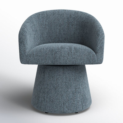 Kyo Chenille Upholstered Barrel Chair