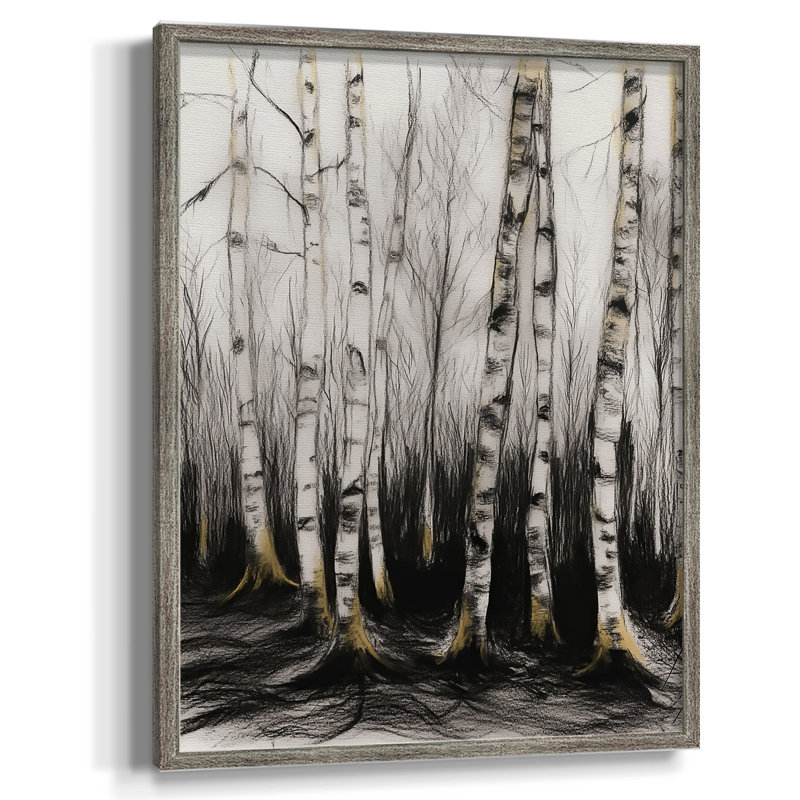 «LANDSCAPES Series XXI», reproduction encadrée - bois massif, H 30 po x l 24 po
