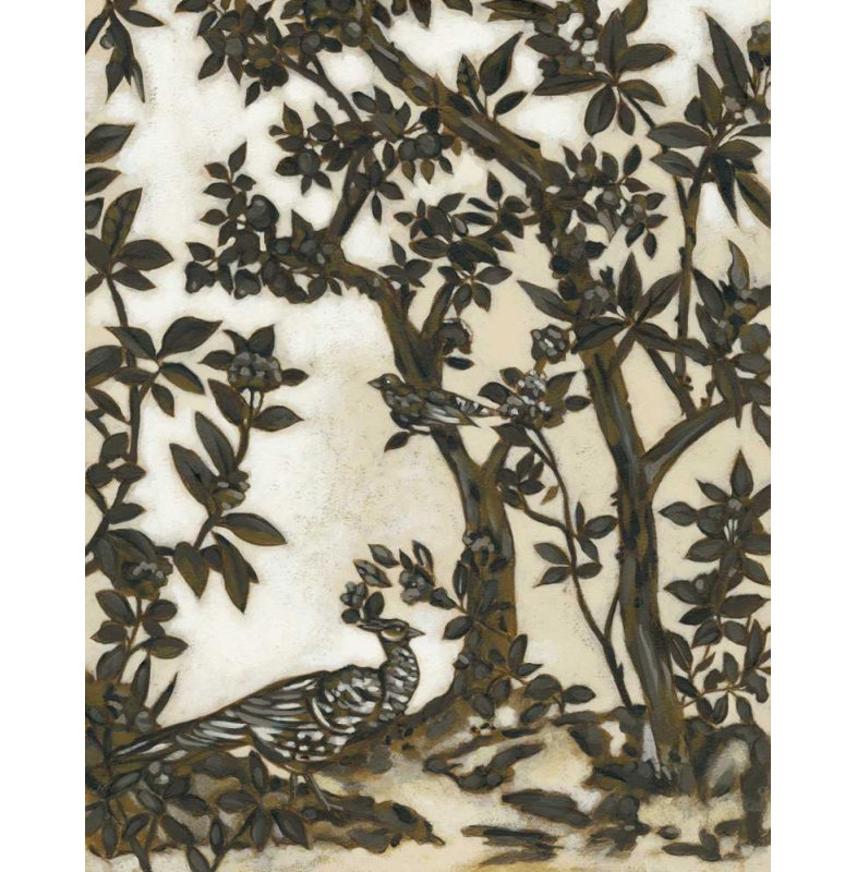 Art sur toile tendue par Red Barrel Studio® Zarris, Chariklia, Teahouse Chinoiserie I 149582Z, H 45 po x l 36 po