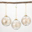3 Piece Good Tidings Snowflake Ball Ornament Set