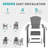 Wolak HDPE Outdoor Adirondack Chair Set With Table-920299632
