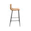 Encinas Upholstered Counter Stool with Metal Frame-2026404273