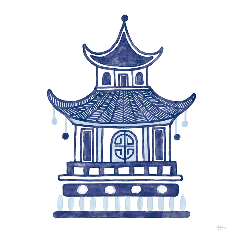 Everyday Chinoiserie II, H 30 po x l 30 po, Non, Toile tendue