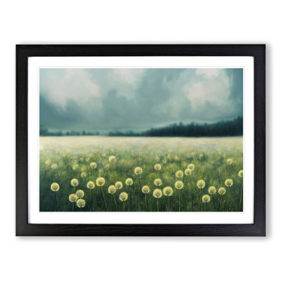 Dandelion Field Vol.4 - Framed Print