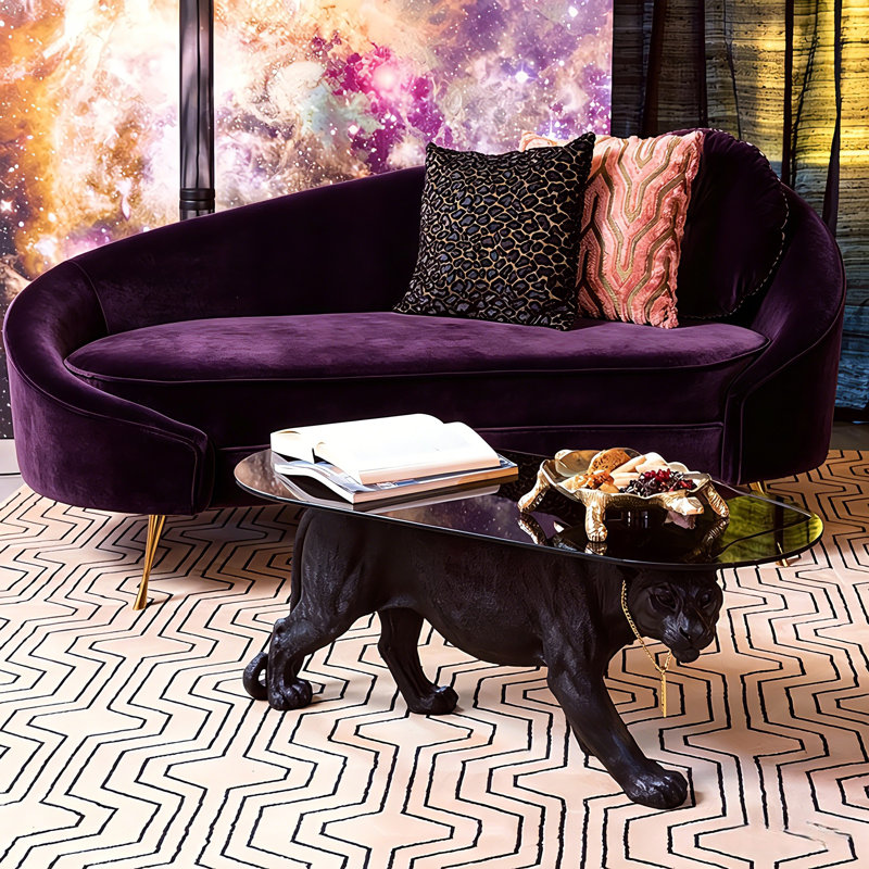 Table basse Panther Sculpture, Noir