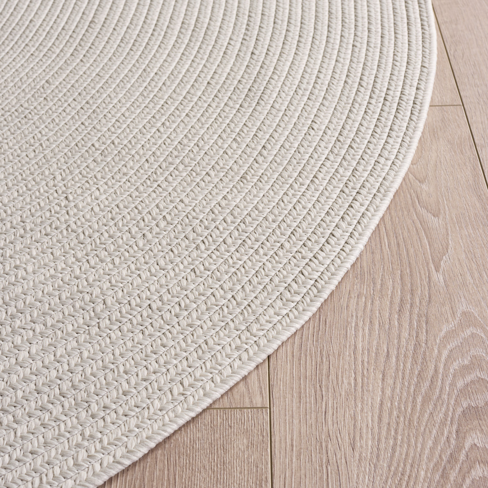 Machine Washable Hand-Woven Braided Rug, 6'-0" x 8'-0" Oval