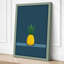 Geometric Pineapple Minimalist 1 Piece Wrapped Canvas Wall Art-932660945-932660782