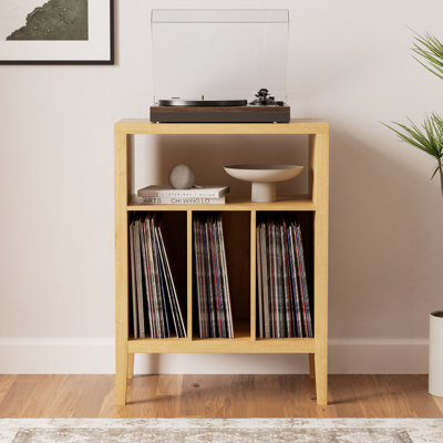 Support de tourne-disque en bois Farmhouse pour chambre à coucher et salon