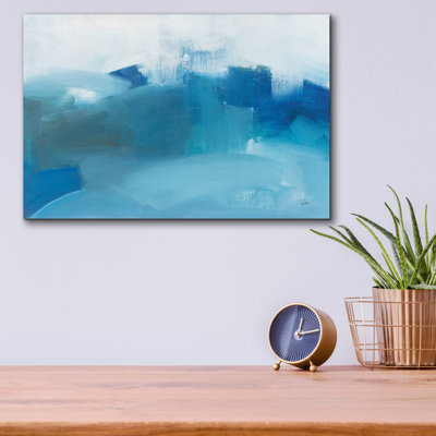«Stormy Seas» par Julia Purinton, art mural en verre acrylique