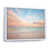 White Floater Framed