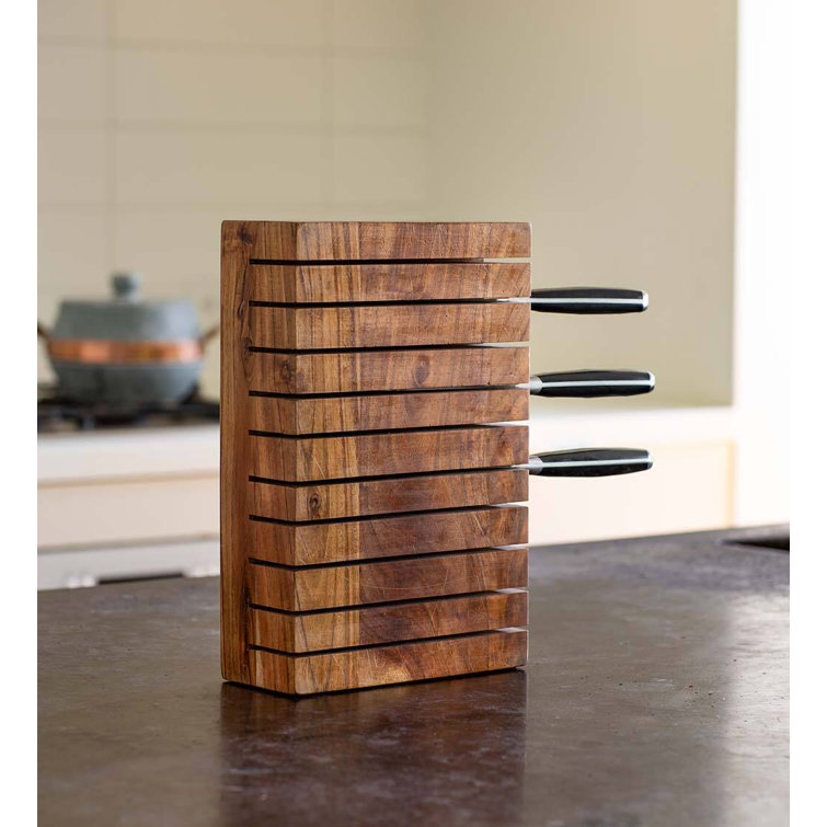 4 Slot Custom Countertop Knife Block