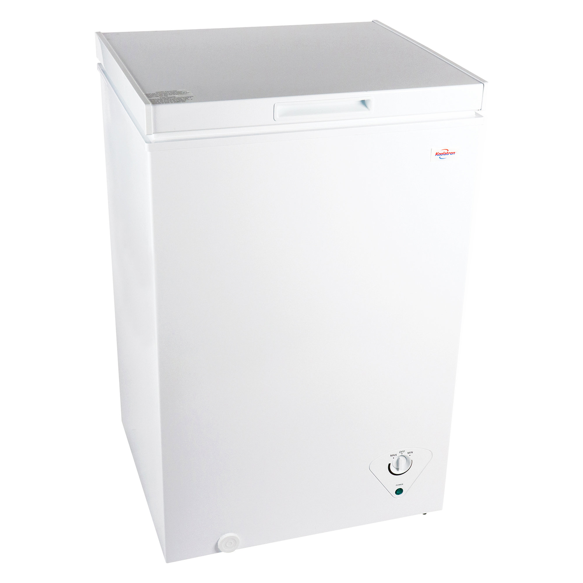 TABU Chest Freezer, 5.0 Cu Ft Deep Freezer with Adjustable Temperature, Compact  Freezer with Top Open Door (White) 