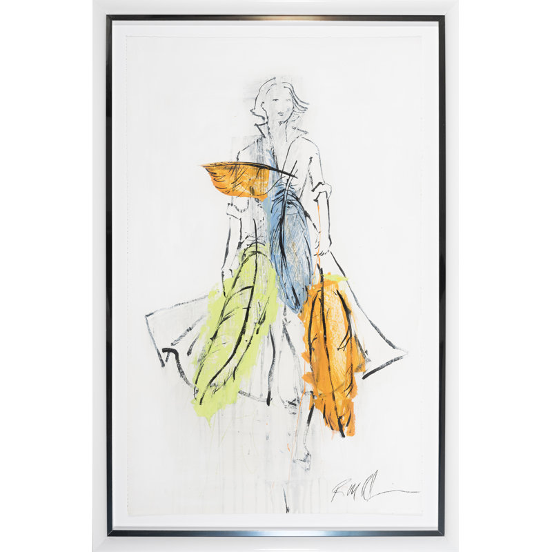 City Woman 3 Print by Robert Robinson