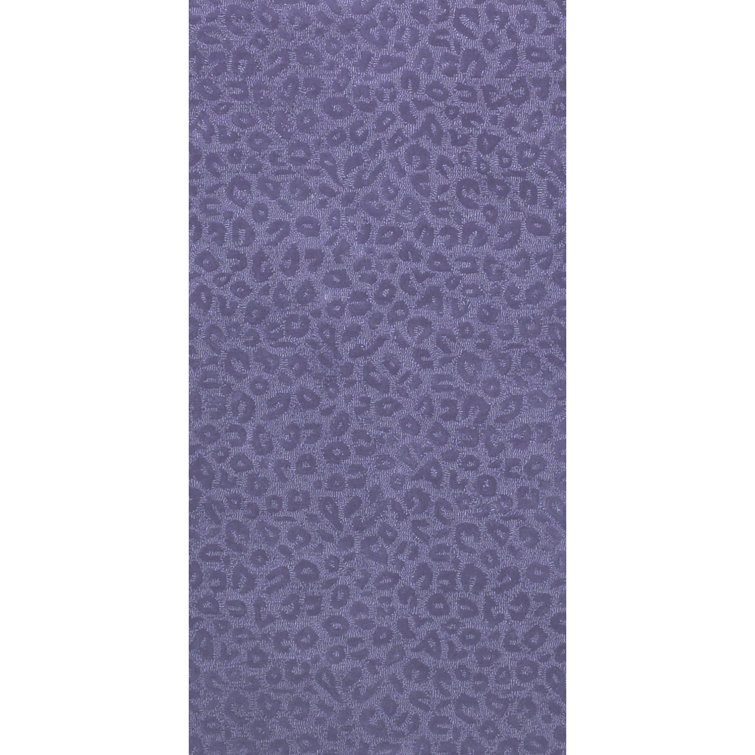 Leopardess Lavender Hand-Tufted Responsible Wool Rug