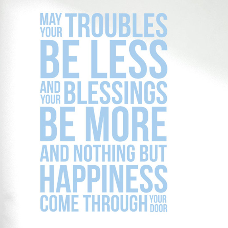Wall Decal, Medium, Light Blue