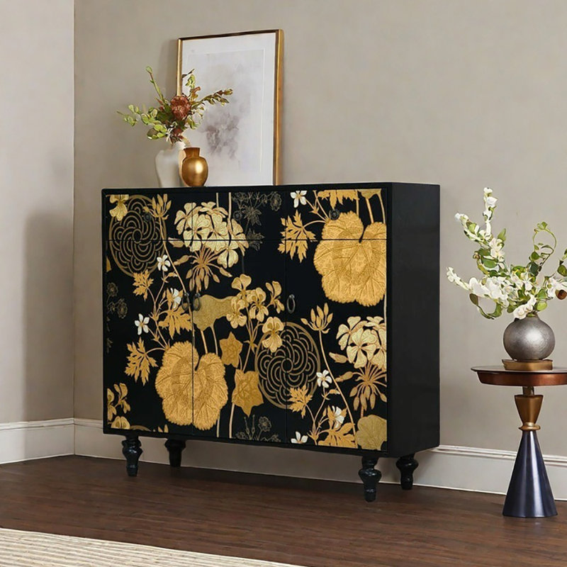 Large Capacity Painted Storage Cabinet Sideboard