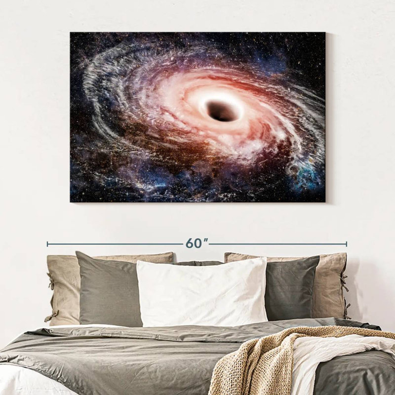 Oberle Into The Black Hole, 34'' H x 51'' W