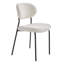 50cm H Upholstered Upholstered Back Accent in White