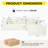 Compression Sectionals 100 Inch Corduroy Modern L Shaped Sofa For Home