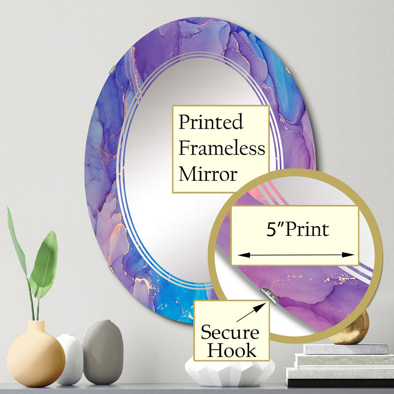 Miroir de salle de bain sans cadre, 30 po x 20 po