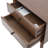 Romaro Acacia Wood Nightstand with 2 Easy-Glide Drawers-2046076488