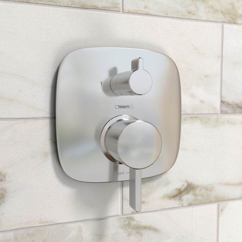 Ecostat Modern Pressure Shower Faucet Trim, Chrome