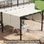 Housse de remplacement pour auvent 4 x 18 pi, couvre-bloc kaki, compatible avec une pergola de 10 11,8 pi, simple et facile à installer pour l'assemblage