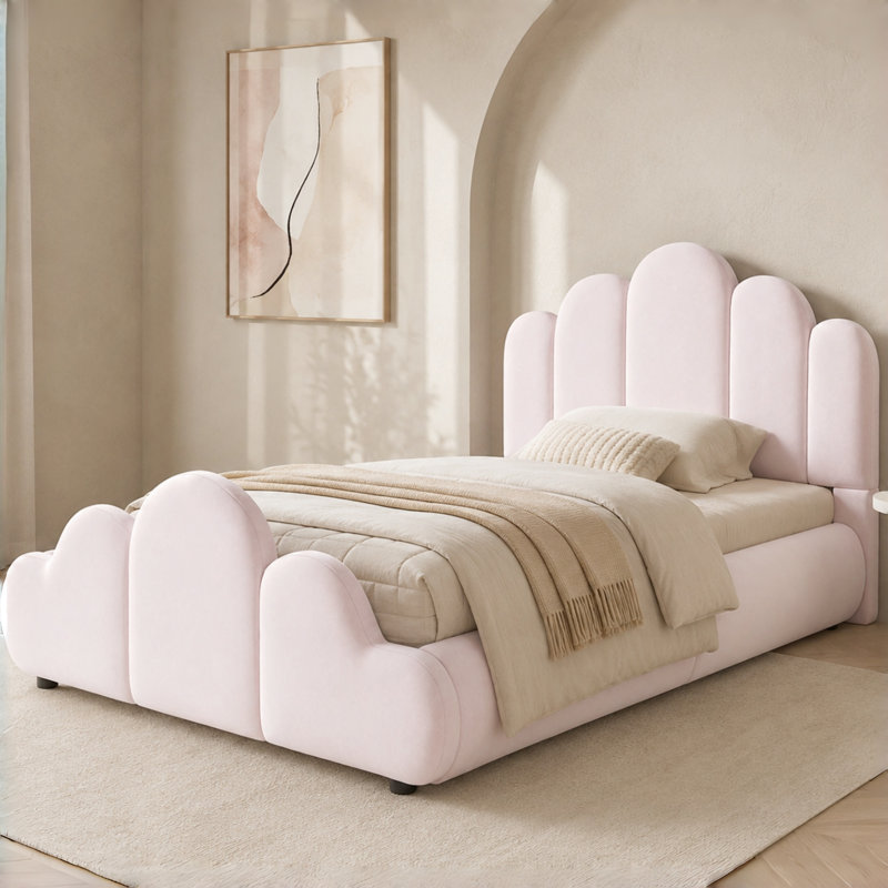 Single (3') Bed Frame, Pink