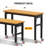60" Adjustable Height Workbench with Power Outlets, Heavy-Duty Solid Wood Work Table