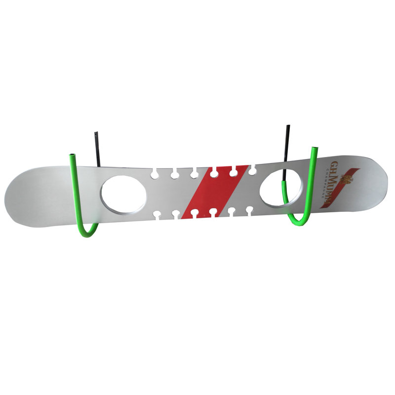 Ensemble de supports muraux en métal pour planche de SUP, planche de surf, planche de sillage, planche à neige, longboard