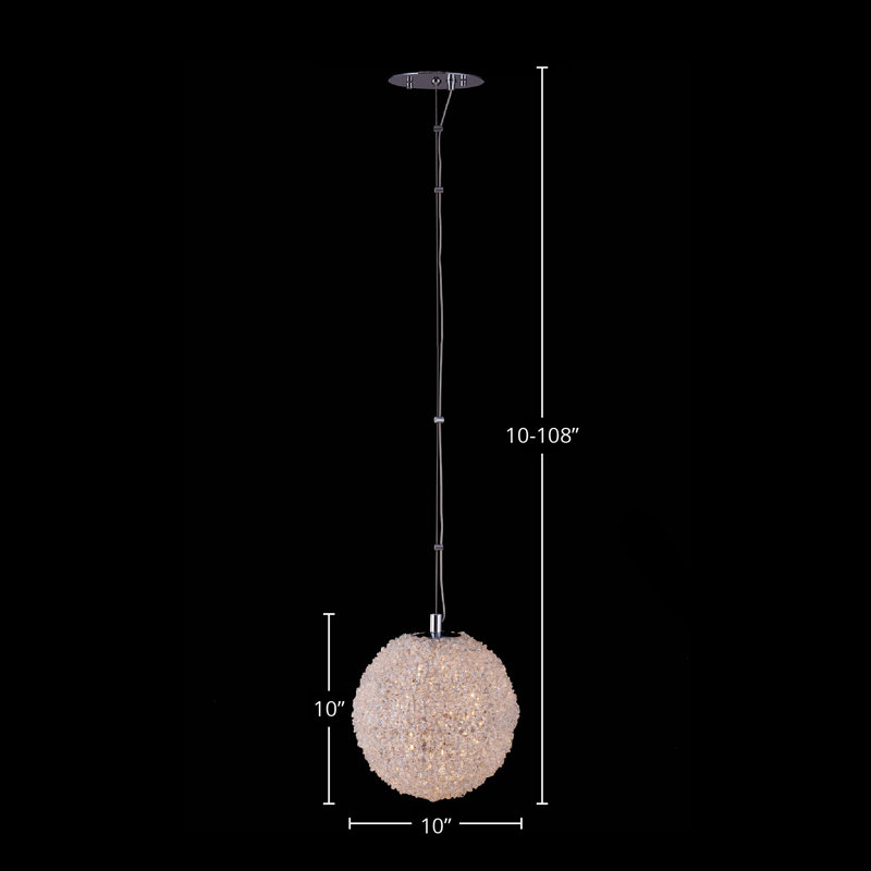 Luminaire suspendu 10 po Lina