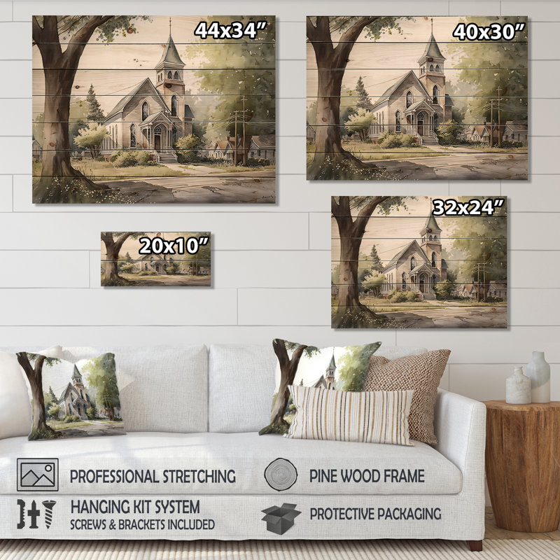 Russell - Panneaux muraux décoratifs en bois de ferme, H 34 po x l 44 po