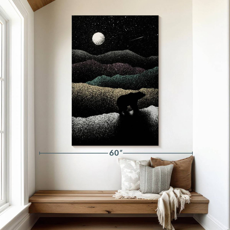 Brampt Wandering Bear, 51" H x 34" W