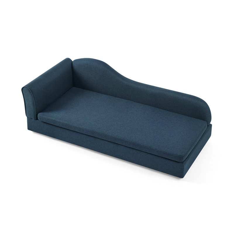 Canapé doux pour animaux Wavy, Bleu très foncé