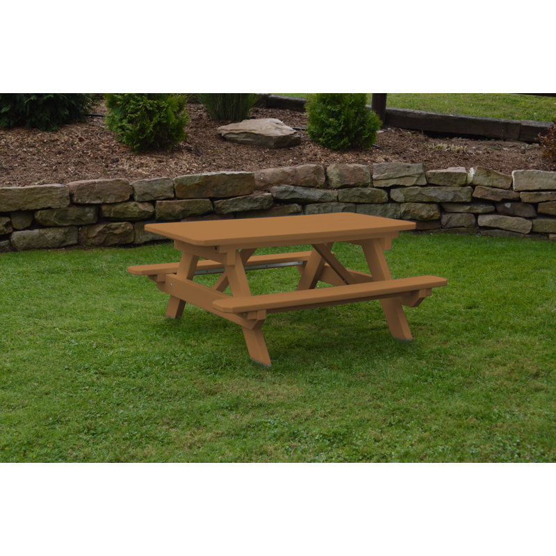Axemann Patio Dining Set with Rectangular Table, Cedar