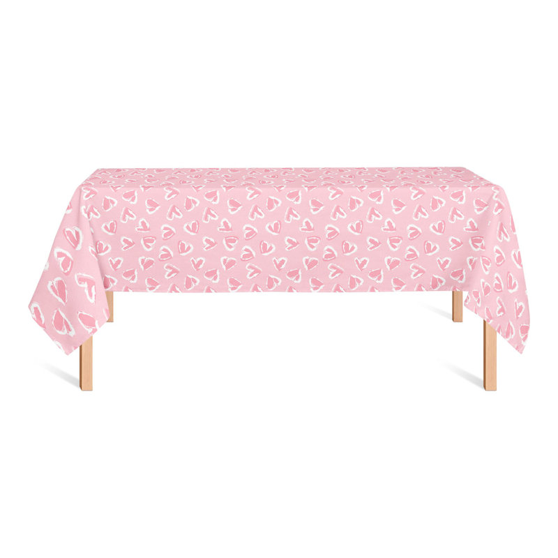 Anjeli Polka Dots Square Tablecloth, 102" x 58"