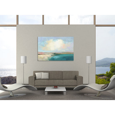 «Coastal Sky», toile tendue par Julia Purinton