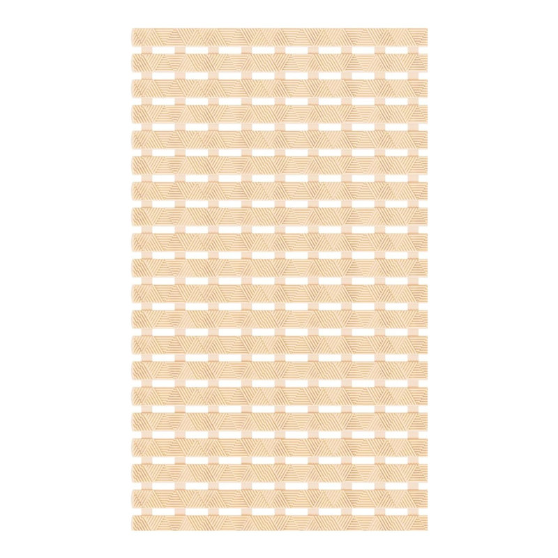 Tapis de bain antidérapant avec ventouses beige