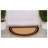 Half Circle Black Border 24 x 36 Monogram Doormat-102390901