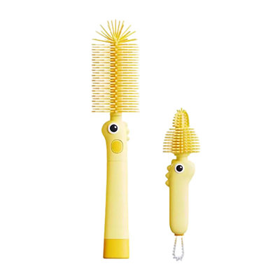 Water Bottle Silicone Bottle Brush Nipple Brush Set Multifunctional Portable Bottle Brush